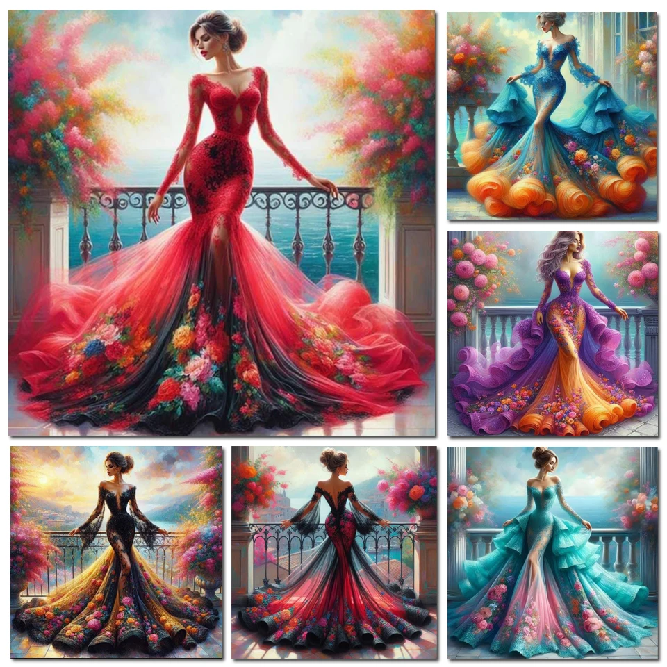 مجموعة فن الرسم بالألماس DIY - - مراجعة Embroidery Garments وسعره