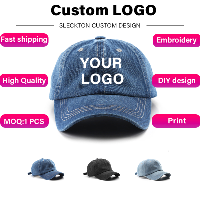 SLECKTON قبعة مخصصة شعار التطر - مراجعة Embroidery Design Logo وسعره