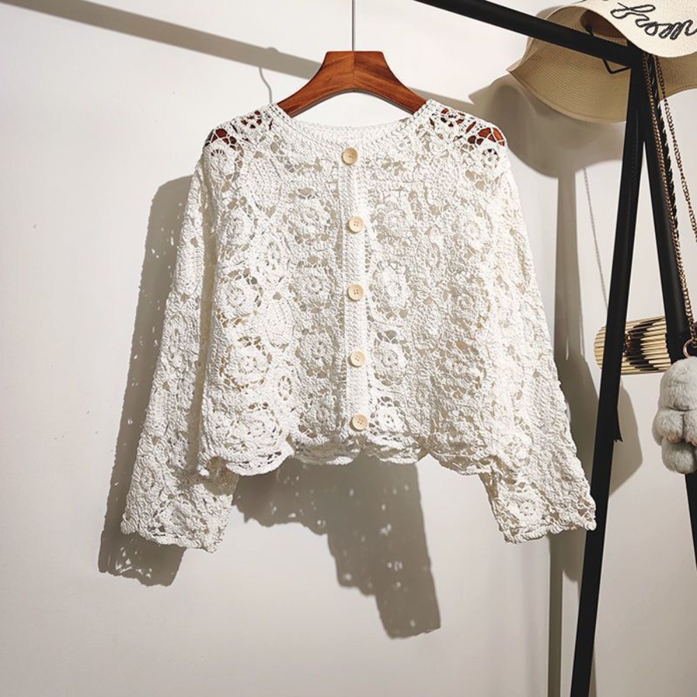 كارديجان نسائي أنيق بأكمام 3/4 - مراجعة Embroidery Online وسعره