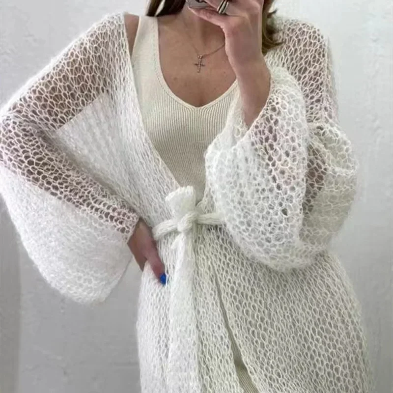 كارديجان نسائي محبوك بتصميم مف - مراجعة Embroidery Online وسعره