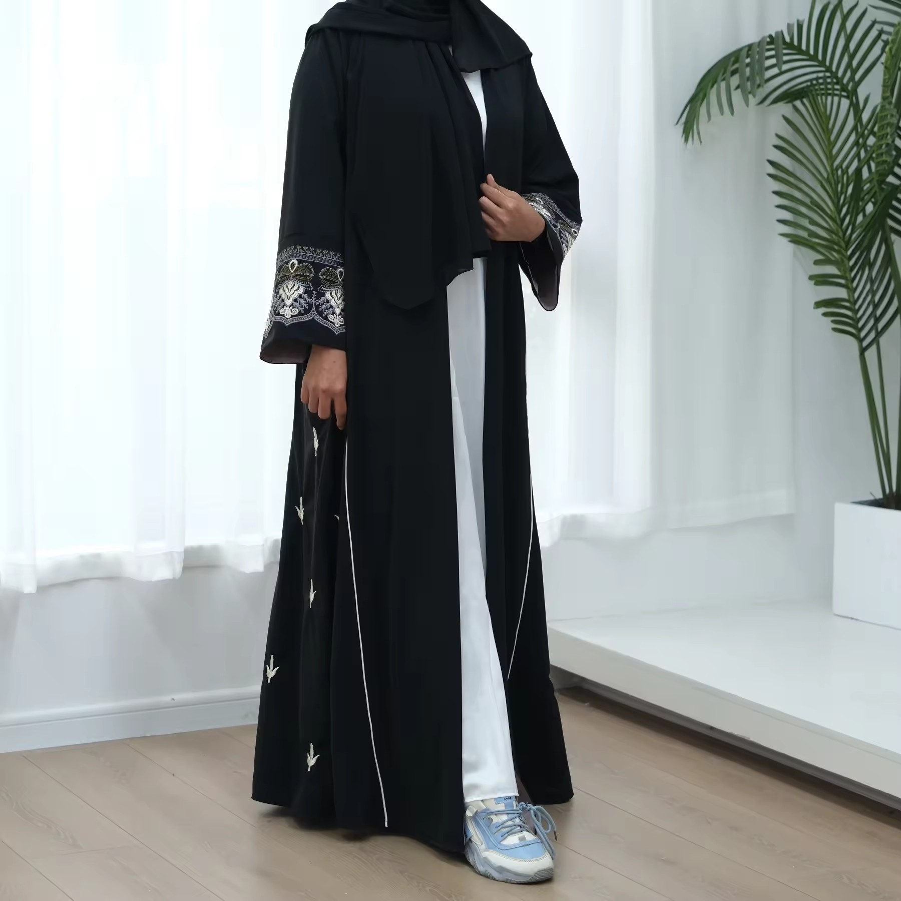 رداء إسلامي نسائي كبير الطول ب - مراجعة Embroidery Kebaya وسعره