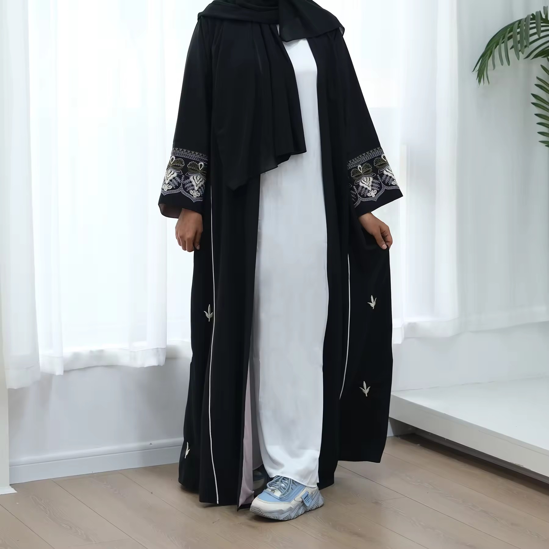 رداء إسلامي نسائي كبير الطول ب - مراجعة Embroidery Kebaya وسعره