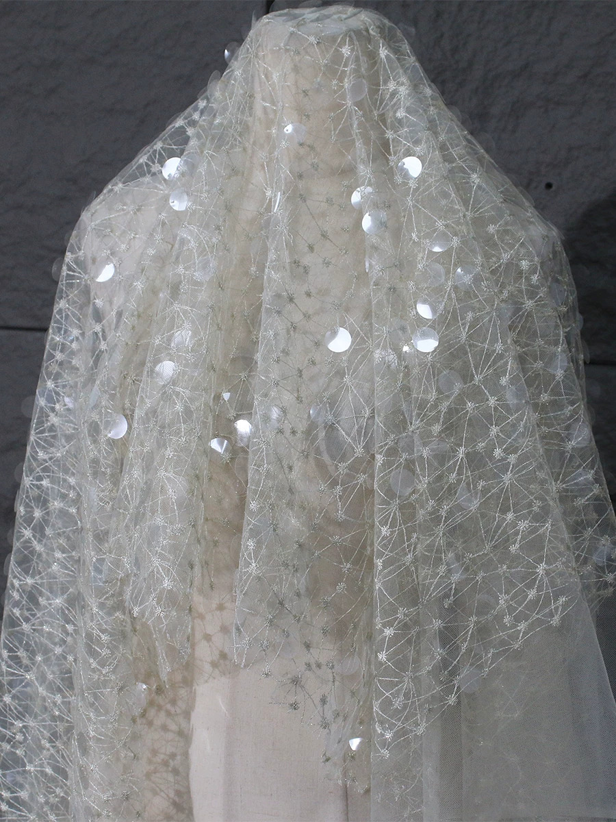 1 ياردة من قماش الدانتيل المطر - مراجعة Embroidery Bag وسعره